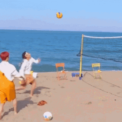 People Falling Beach Volleyball Bum Fail GIF