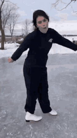 People Falling Winter Skating Spin Fail GIF