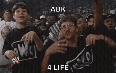 People Holding ABK 4 Life Signs GIF