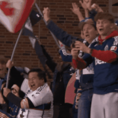 People In Blue And White Jerseys Saying Ben GIF