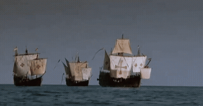 People In Boat On Water GIF