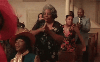 People In Church Applauding And Clapping GIF