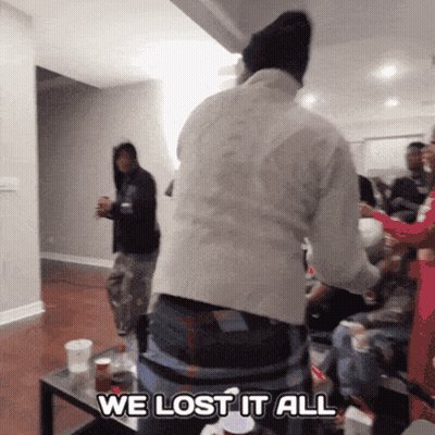 People In Living Room Saying We Lost It All GIF
