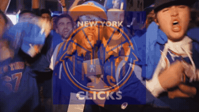 People In New York Jerseys And Hats GIF