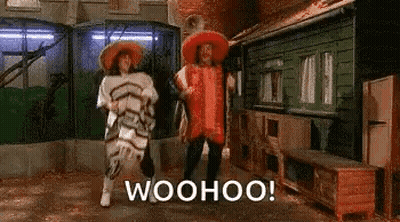 People In Sombreros Dancing Woohoo GIF