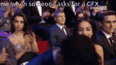 People In Theatre One Looking At Camera GIF
