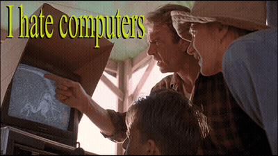 People Looking At Computer Saying I Hate Computers GIF