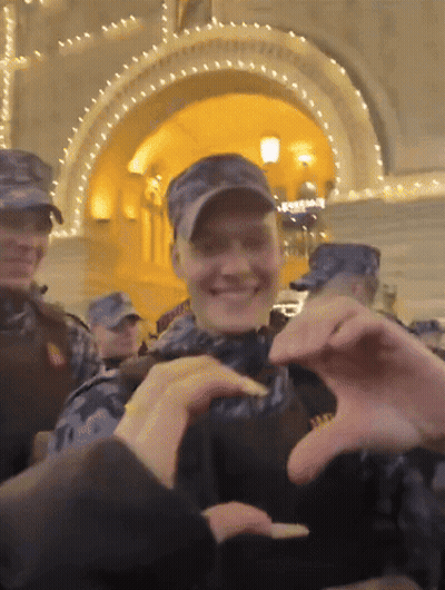 People Making Heart Shape With Hands GIF