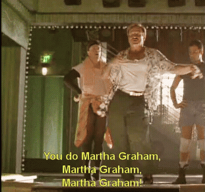 People On Stage Saying You Do Martha Graham GIF