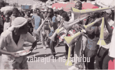 People Playing Trumpets Saying Zahraju Ti Na Pahru GIF