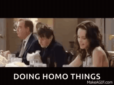 People Sitting At Restaurant Table GIF