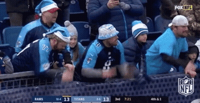 People Sitting In Stadium Watching Game GIF