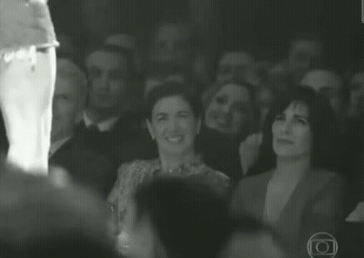 People Smiling In Dark Room GIF
