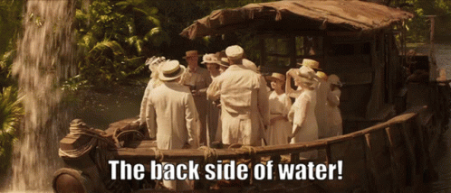 People Standing At Waterfall The Back Side Of Water GIF