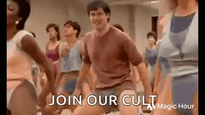 People Standing In Field Cult Of Wool GIF