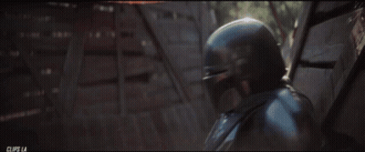People Standing In Front Of Clips LA Wall GIF