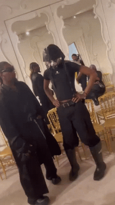 People Standing In Front Of Mirror GIF