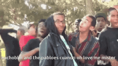 People Standing Next To Each Other GIF