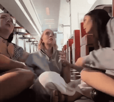 People Talking In Restaurant GIF
