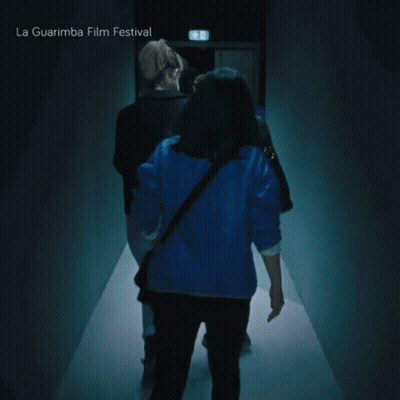 People Walking Down Hallway La Guarimba Film Festival GIF