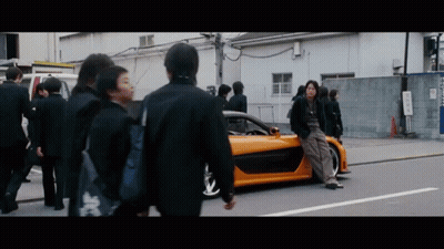 People Walking Down Street GIF