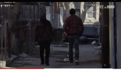 People Walking Down Street Vice HBO GIF
