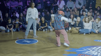 People Watching Dance Performance GIF