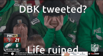 People Watching Football With DBK Tweeted GIF