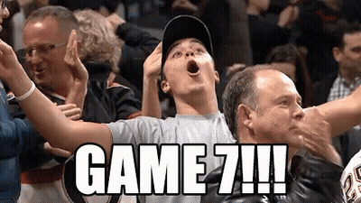 People Watching Game 7 Shouting GIF