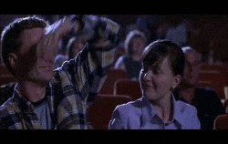 People Watching Nimona Movie GIF