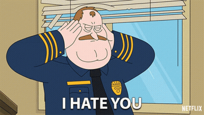 People Wearing 3D Glasses Raising Hands GIF