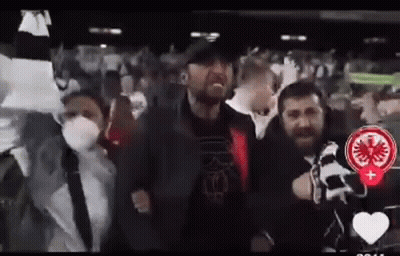 People Wearing Face Masks In Crowd GIF