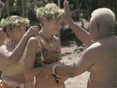 People Wearing Flower Crowns GIF