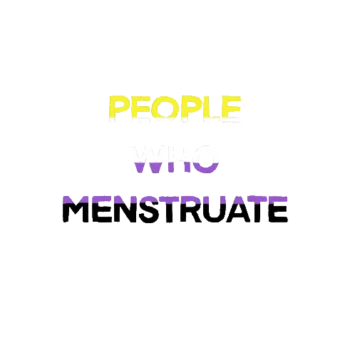 People Who Menstruate Poster Sticker