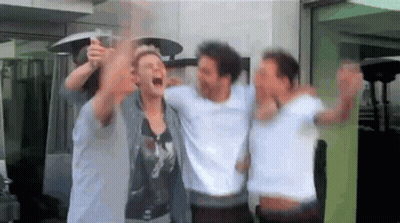 People With Arms In Air GIF