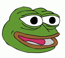 Pepe Frog Happy Then Sad Reaction GIF