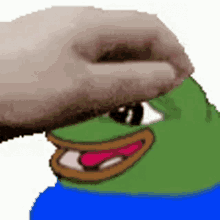 Pepe Frog Meme Rubbing Head Good Boy GIF