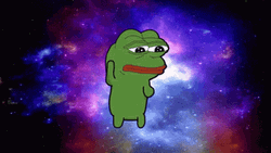 Pepe Frog Sad Space Dance GIF