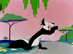 Pepe Le Pew Day Dreaming Imagination GIF
