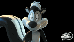 Pepe Le Pew Flying Kiss GIF
