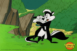 Pepe Le Pew Tight Hug GIF