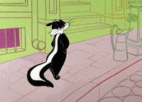 Pepe Le Pew Wiggling Tail GIF