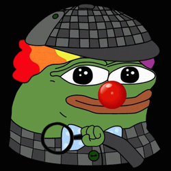 Pepe Meme Detective Clown GIF