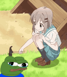 Pepe The Frog Anime Bonk