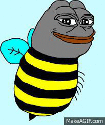 Pepe The Frog Bee GIF