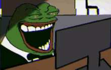 Pepe The Frog Hysterical Laughter