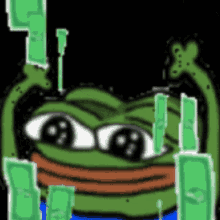 Pepe The Frog Money Rain