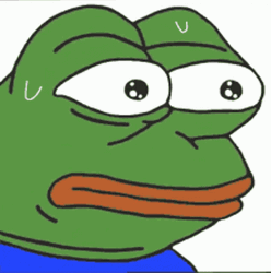 Pepe The Frog Nervous Sweat GIF