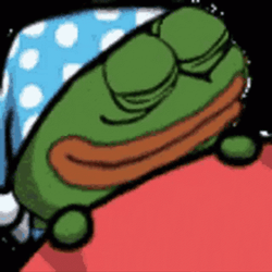 Pepe The Frog Sleeping Meme GIF