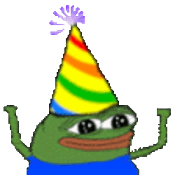 Pepo Party Celebrate Sticker GIF